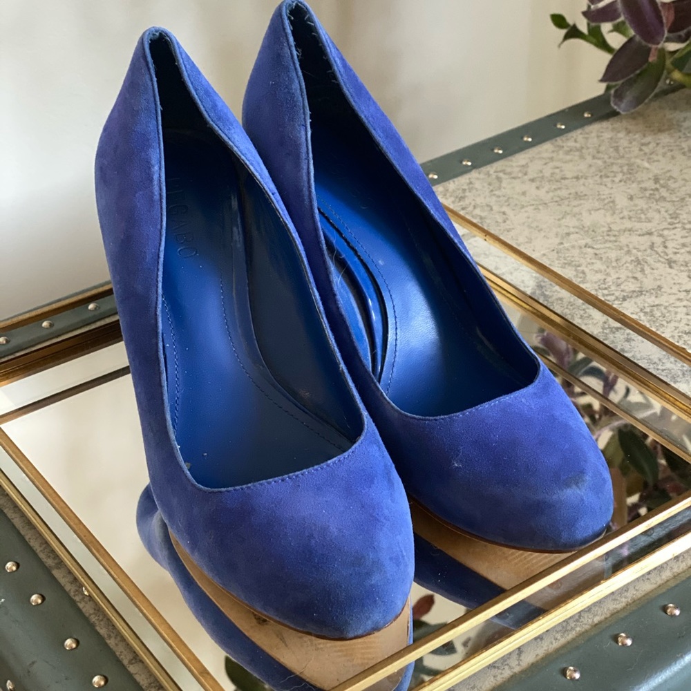 Vintage blue heels. Size 9